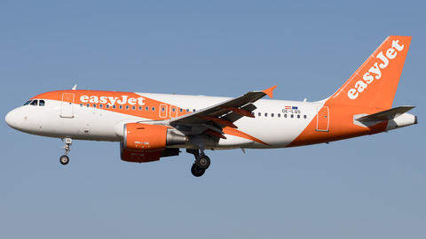 easyJet Europe Airbus A319-111 (OE-LQS) at  Barcelona - El Prat, Spain