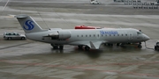 Slovenian Spirit Bombardier CRJ-200LR (OE-LSD) at  Zurich - Kloten, Switzerland