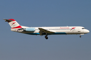 Austrian Airlines Fokker 100 (OE-LVA) at  Hamburg - Fuhlsbuettel (Helmut Schmidt), Germany