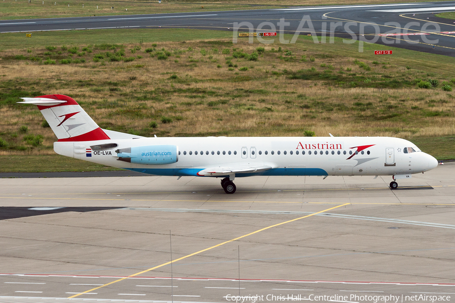 Austrian Airlines Fokker 100 (OE-LVA) | Photo 115099