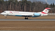 Austrian Airlines Fokker 100 (OE-LVA) at  Frankfurt am Main, Germany