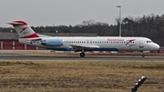 Austrian Airlines Fokker 100 (OE-LVA) at  Frankfurt am Main, Germany