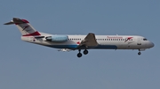 Austrian Airlines Fokker 100 (OE-LVA) at  Frankfurt am Main, Germany