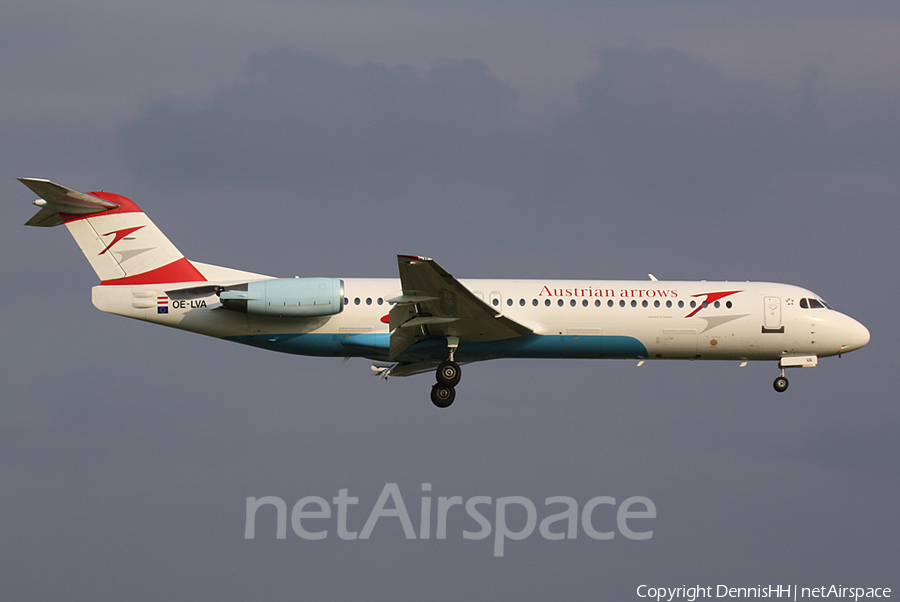 Austrian Arrows (Tyrolean) Fokker 100 (OE-LVA) | Photo 401230