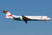 Austrian Arrows (Tyrolean) Fokker 100 (OE-LVA) at  Zurich - Kloten, Switzerland