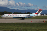 Austrian Airlines Fokker 100 (OE-LVB) at  Geneva - International, Switzerland