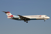 Austrian Arrows (Tyrolean) Fokker 100 (OE-LVB) at  Hamburg - Fuhlsbuettel (Helmut Schmidt), Germany