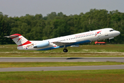 Austrian Arrows (Tyrolean) Fokker 100 (OE-LVB) at  Hamburg - Fuhlsbuettel (Helmut Schmidt), Germany