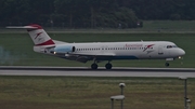 Austrian Airlines Fokker 100 (OE-LVC) at  Munich, Germany