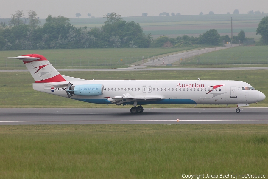 Austrian Airlines Fokker 100 (OE-LVC) | Photo 141123