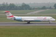 Austrian Airlines Fokker 100 (OE-LVC) at  Vienna - Schwechat, Austria