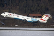 Austrian Arrows (Tyrolean) Fokker 100 (OE-LVC) at  Innsbruck - Kranebitten, Austria