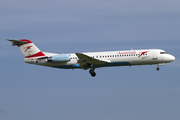 Austrian Airlines Fokker 100 (OE-LVD) at  Amsterdam - Schiphol, Netherlands