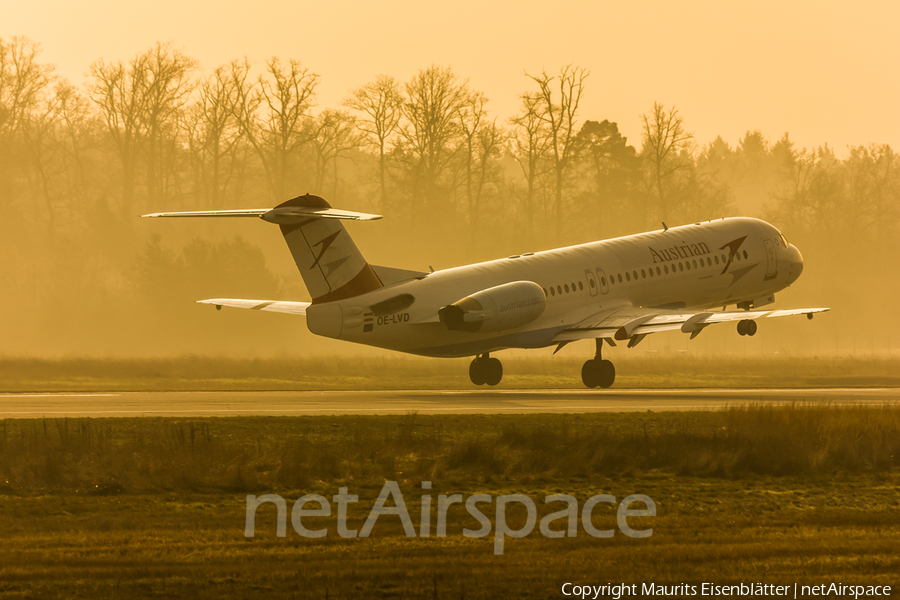 Austrian Airlines (Tyrolean) Fokker 100 (OE-LVD) | Photo 44096