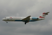 Austrian Arrows (Tyrolean) Fokker 100 (OE-LVD) at  Frankfurt am Main, Germany