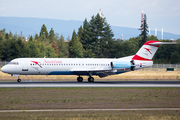 Austrian Airlines (Tyrolean) Fokker 100 (OE-LVE) at  Frankfurt am Main, Germany