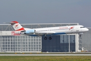 Austrian Airlines (Tyrolean) Fokker 100 (OE-LVE) at  Munich, Germany