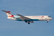 Austrian Arrows (Tyrolean) Fokker 100 (OE-LVE) at  Frankfurt am Main, Germany