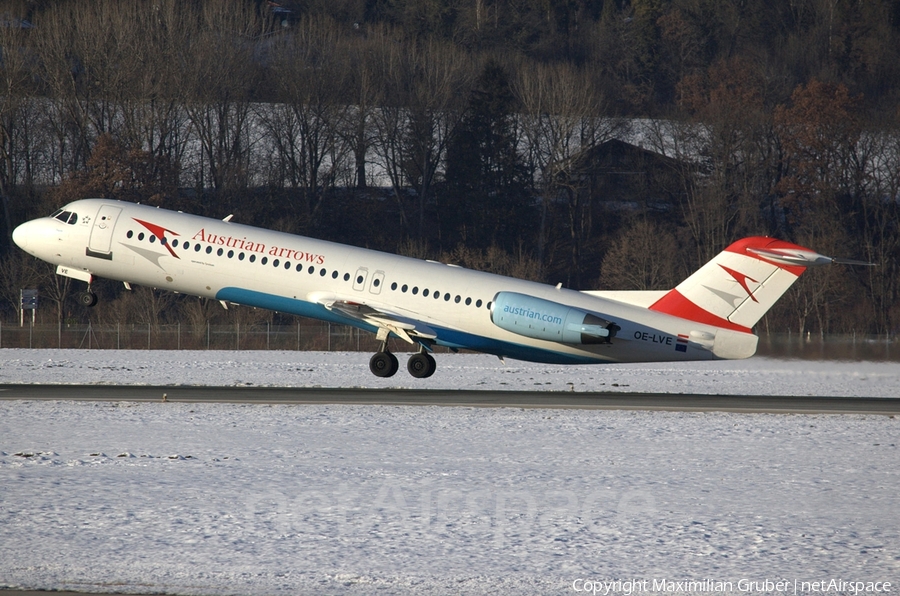 Austrian Arrows (Tyrolean) Fokker 100 (OE-LVE) | Photo 113690