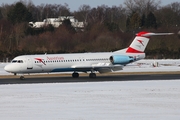 Austrian Airlines (Tyrolean) Fokker 100 (OE-LVF) at  Hamburg - Fuhlsbuettel (Helmut Schmidt), Germany