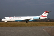 Austrian Arrows (Tyrolean) Fokker 100 (OE-LVF) at  Hamburg - Fuhlsbuettel (Helmut Schmidt), Germany