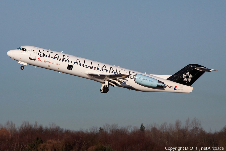 Austrian Airlines Fokker 100 (OE-LVG) | Photo 399980