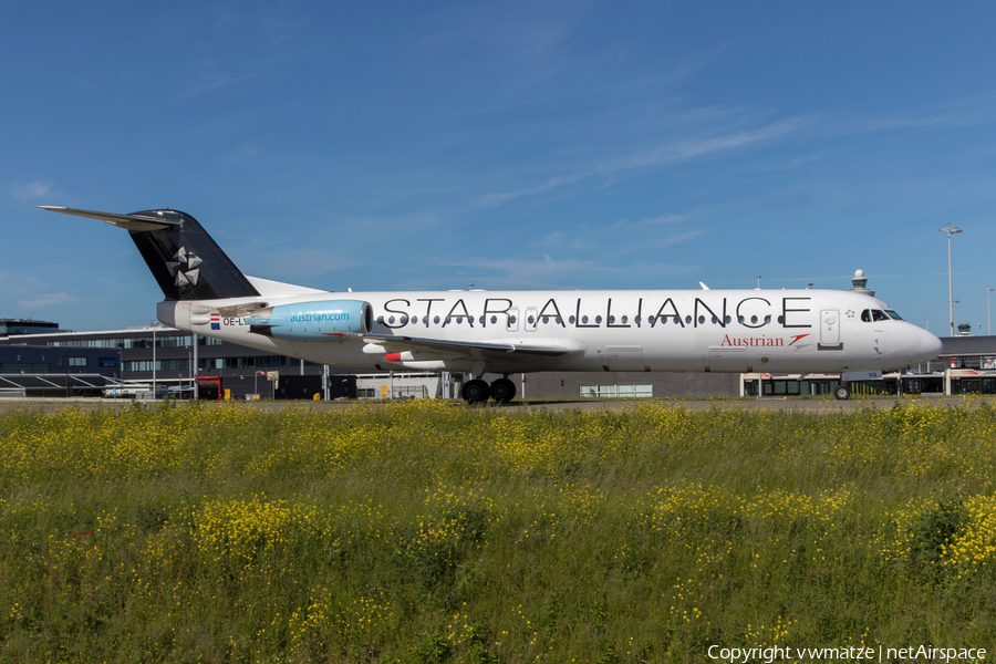 Austrian Airlines Fokker 100 (OE-LVG) | Photo 232959