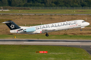 Austrian Airlines Fokker 100 (OE-LVG) at  Dusseldorf - International, Germany