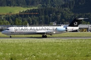 Austrian Airlines Fokker 100 (OE-LVG) at  Innsbruck - Kranebitten, Austria