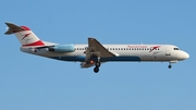 Austrian Airlines Fokker 100 (OE-LVH) at  Frankfurt am Main, Germany