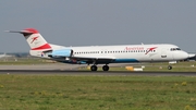 Austrian Airlines Fokker 100 (OE-LVH) at  Frankfurt am Main, Germany