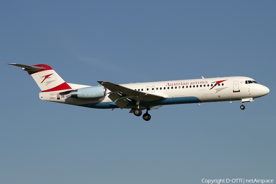 Austrian Arrows (Tyrolean) Fokker 100 (OE-LVH) | Photo 158209