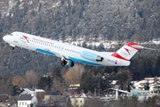 Austrian Arrows (Tyrolean) Fokker 100 (OE-LVH) at  Innsbruck - Kranebitten, Austria