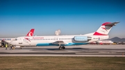 Austrian Airlines Fokker 100 (OE-LVI) at  Salzburg - W. A. Mozart, Austria