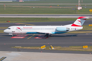 Austrian Airlines (Tyrolean) Fokker 100 (OE-LVI) at  Dusseldorf - International, Germany