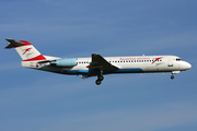 Austrian Arrows (Tyrolean) Fokker 100 (OE-LVI) at  Hamburg - Fuhlsbuettel (Helmut Schmidt), Germany