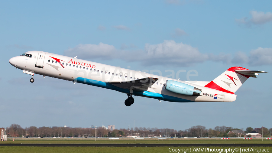 Austrian Airlines Fokker 100 (OE-LVJ) | Photo 106173