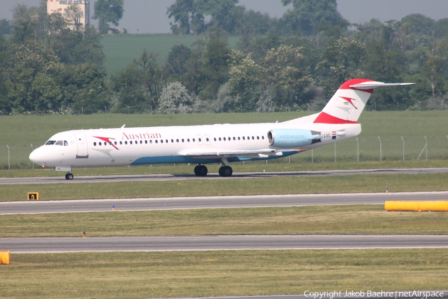 Austrian Airlines Fokker 100 (OE-LVK) | Photo 141134