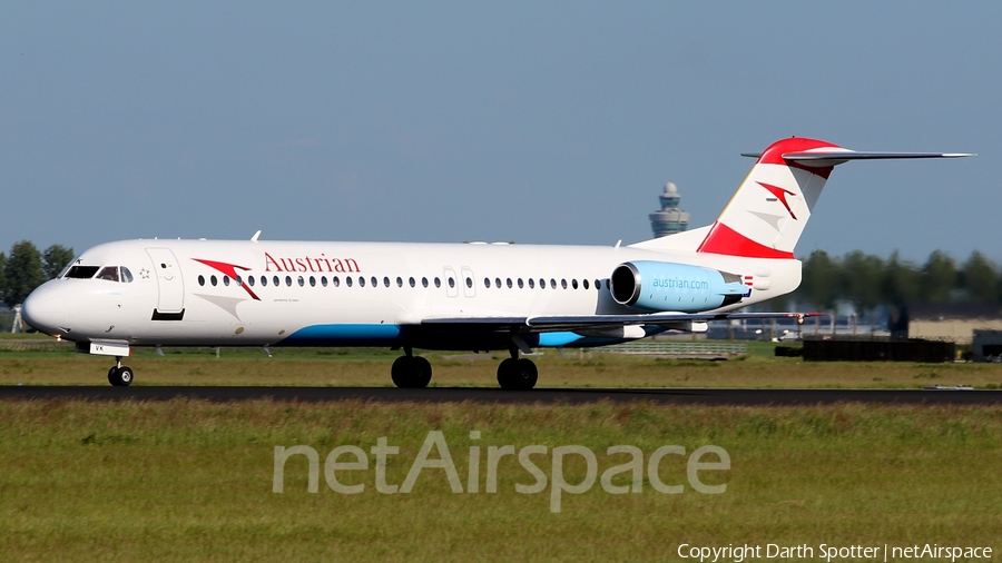 Austrian Airlines (Tyrolean) Fokker 100 (OE-LVK) | Photo 210961