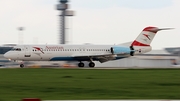 Austrian Airlines (Tyrolean) Fokker 100 (OE-LVK) at  Dusseldorf - International, Germany