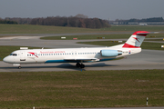 Austrian Arrows (Tyrolean) Fokker 100 (OE-LVK) at  Hamburg - Fuhlsbuettel (Helmut Schmidt), Germany