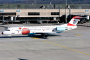 Austrian Arrows (Tyrolean) Fokker 100 (OE-LVK) at  Zurich - Kloten, Switzerland
