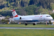 Austrian Airlines Fokker 100 (OE-LVL) at  Innsbruck - Kranebitten, Austria
