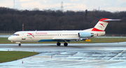 Austrian Airlines (Tyrolean) Fokker 100 (OE-LVL) at  Dusseldorf - International, Germany