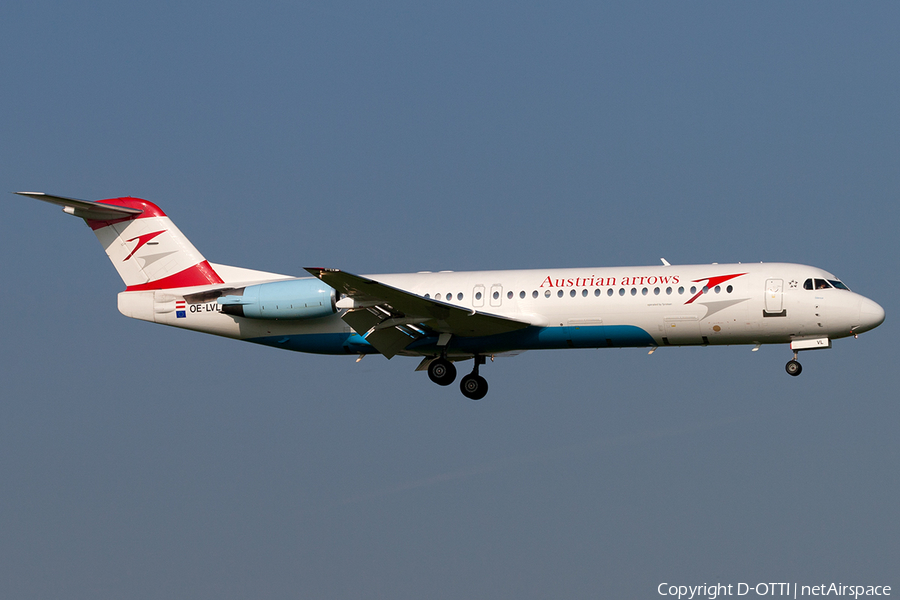 Austrian Arrows (Tyrolean) Fokker 100 (OE-LVL) | Photo 199005