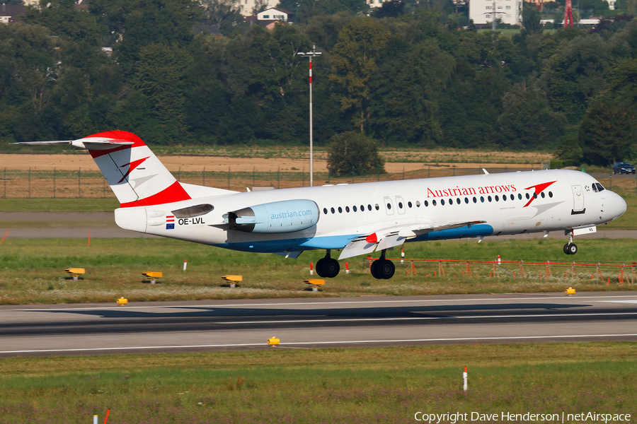 Austrian Arrows (Tyrolean) Fokker 100 (OE-LVL) | Photo 40816