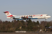 Austrian Arrows (Tyrolean) Fokker 100 (OE-LVM) at  Hamburg - Fuhlsbuettel (Helmut Schmidt), Germany