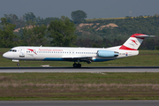 Austrian Arrows (Tyrolean) Fokker 100 (OE-LVM) at  Vienna - Schwechat, Austria