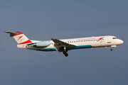 Austrian Arrows (Tyrolean) Fokker 100 (OE-LVM) at  Hamburg - Fuhlsbuettel (Helmut Schmidt), Germany