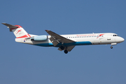 Austrian Arrows (Tyrolean) Fokker 100 (OE-LVN) at  Frankfurt am Main, Germany